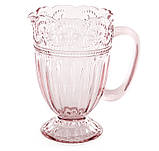 Кольоровий глечик з товстого скла 1,35 л, фото 2