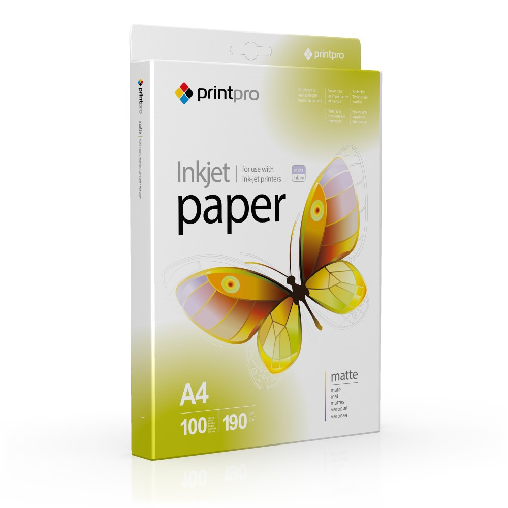 Фотопапір матів. 190 г/м A4 (100 л) PME190100A4 PrintPro