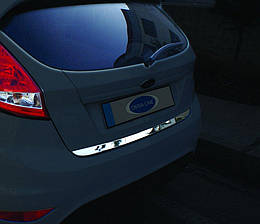 Кромка багажника OmsaLine для Ford Fiesta 2008-2017 Нержавіюча сталь