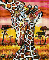 Картина мозаїка НікіТошка Маленький жираф (EJ459) 30 х 40 см (На підрамнику)