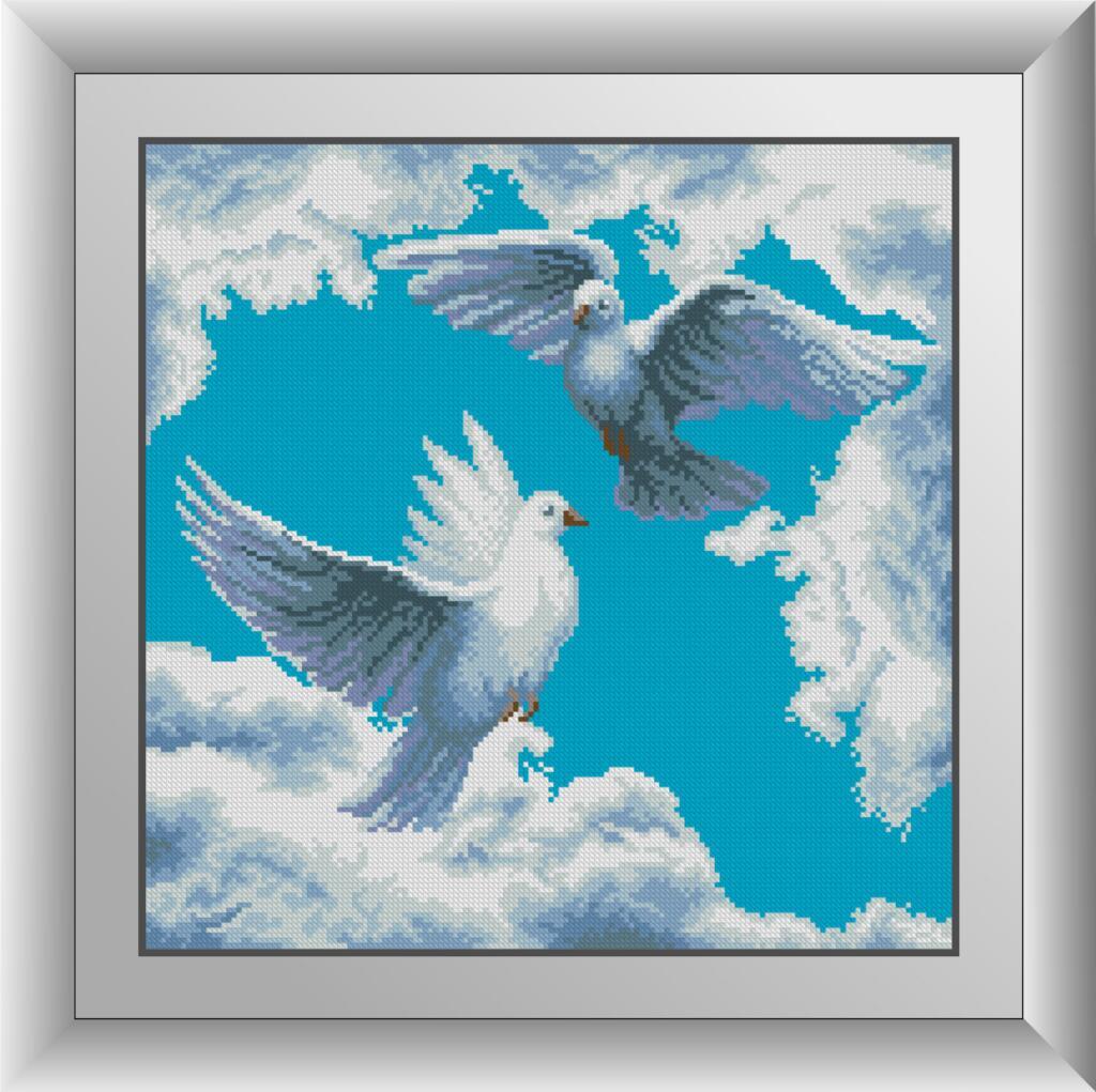 30408 Набір діамантової мозаїки Голуби