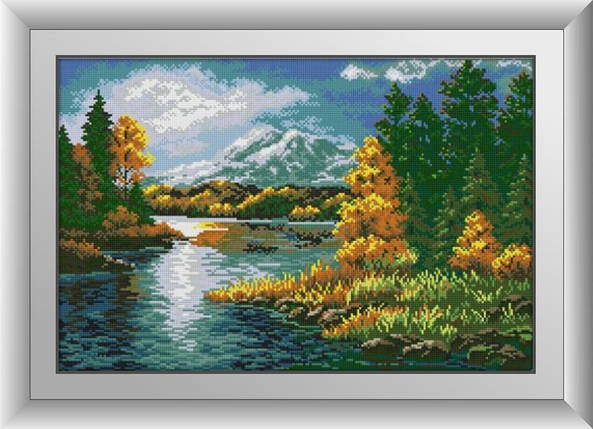 30463 Набір діамантової мозаїки Затишшя на річці, фото 1