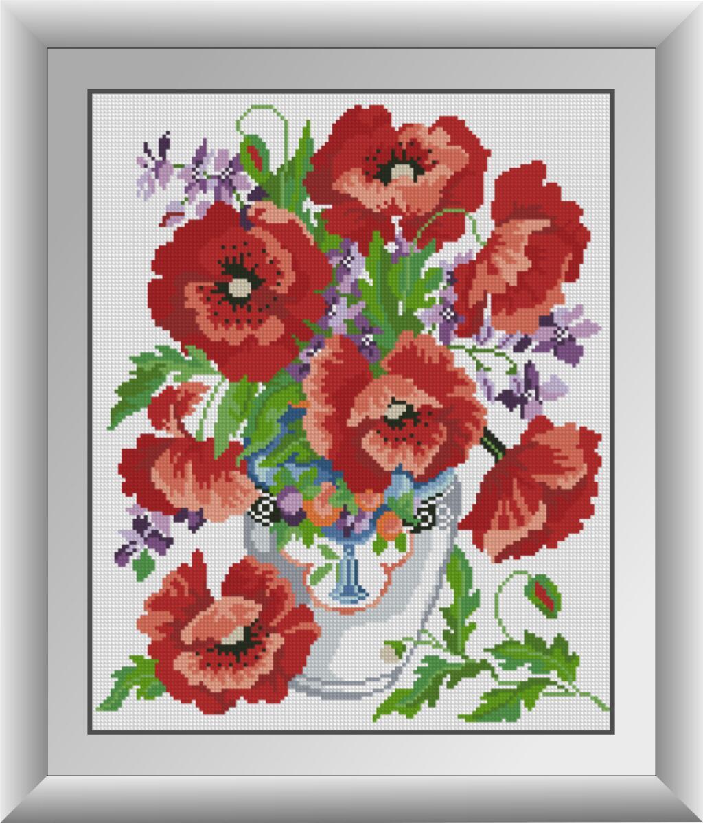 30478 Набір діамантової мозаїки Вогняні маки