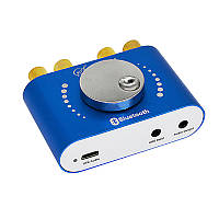 Підсилювач звуку аудіо стерео 20+20Вт KKMOON KA15, AUX, 12 вольт, MP3, Bluetooth 5.0, APP управління