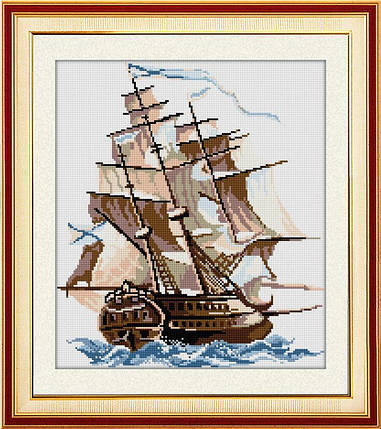 30581 Набір діамантової мозаїки Бригантина, фото 1