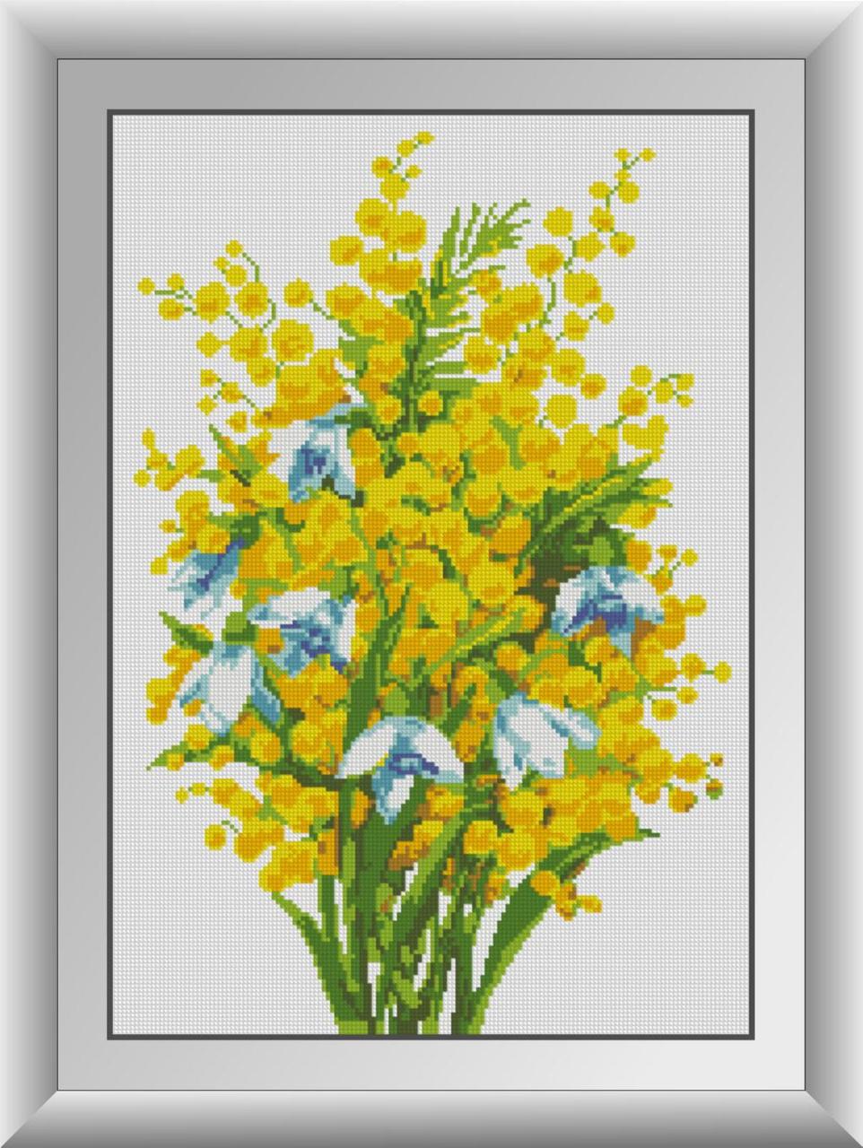 30586 Набір діамантової мозаїки Мімоза