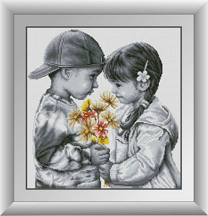 30597 Набір діамантової мозаїки Дитинство, фото 1