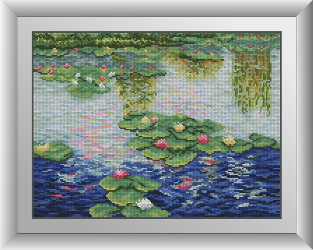 30632 Набір діамантової мозаїки Латаття. Клод Моне