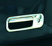 Накладка на ручку багажника (нерж) OmsaLine - Итальянская нержавейка для Volkswagen Caddy 2004-2010 гг