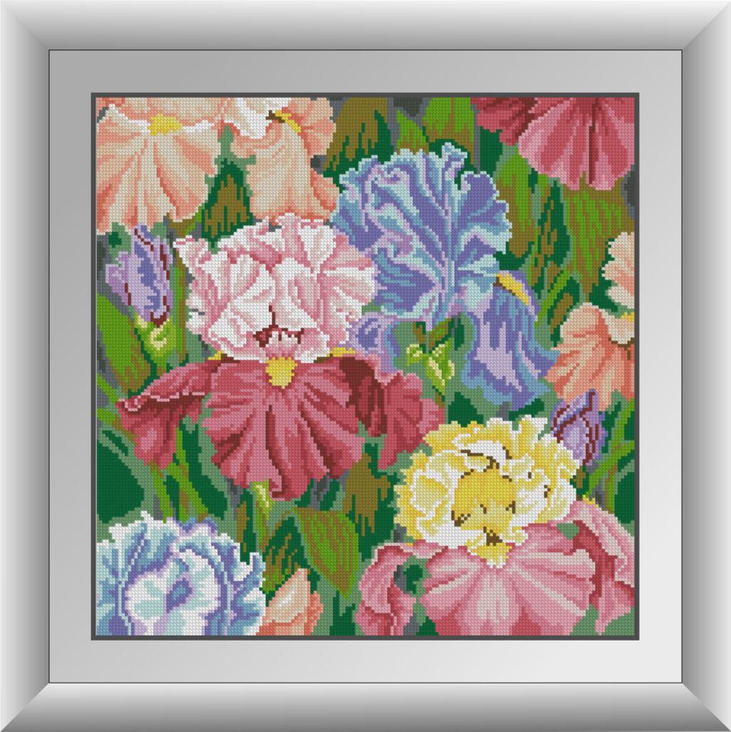 30686 Польові іриси Набір алмазної мозаїки