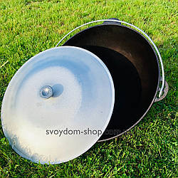 Татарський чавунний казан Біол із алюмінієвою кришкою об`ємом 22 л 0922с