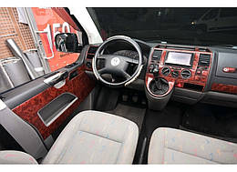 Накладки на панель Дерево Meric для Volkswagen T5 Caravelle 2004-2010 Пластик
