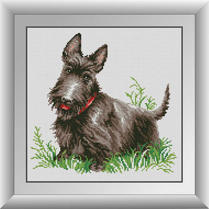 30723 Набір діамантової мозаїки Скотч-тер"єр, фото 1