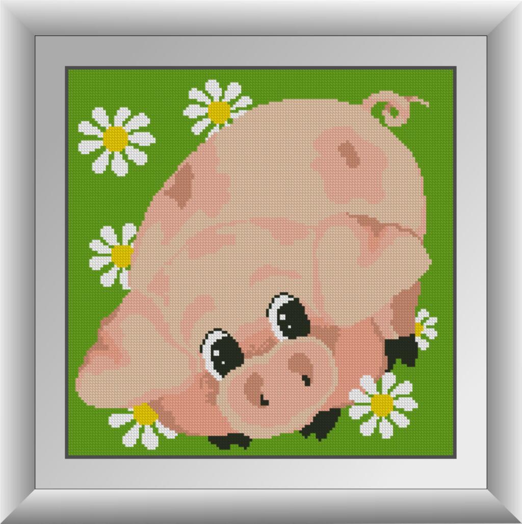 30760 Порося Набір алмазної мозаїки