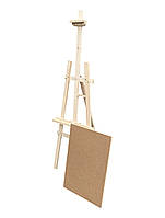 Дитячий мольберт №41М + планшет для малювання 40*50 см, LeoArt, підлоговий, сосновий