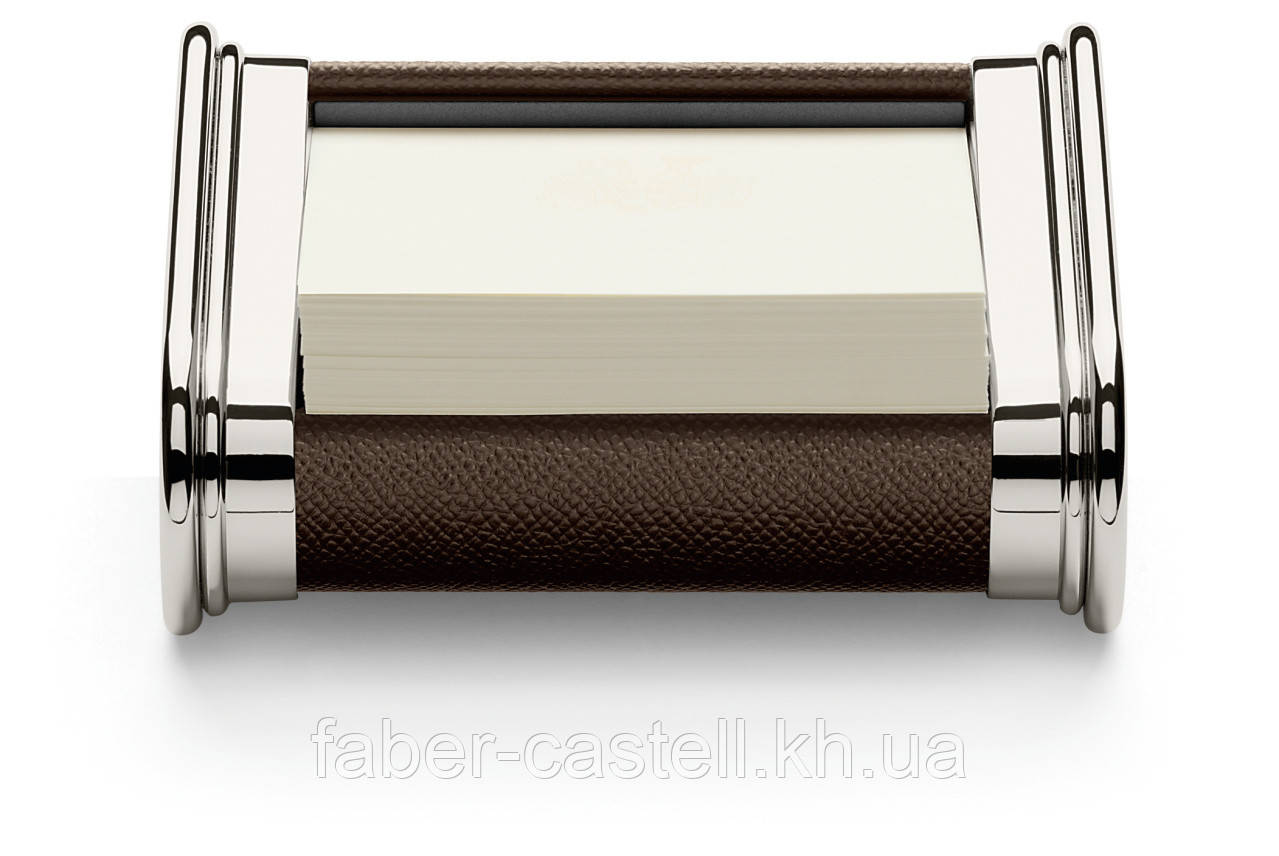 Підставка під папір для нотаток Graf von Faber-Castell з колекції Epsom, колір темно-коричневий, 118572, фото 1