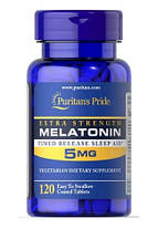 Мелатонін Puritan's Pride Melatonin 5 mg 120 таб, фото 2