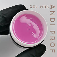 Гель для нарощування нігтів, Builder Gel камуфлює гель для нігтів Andi PROF №06N SIREN 30