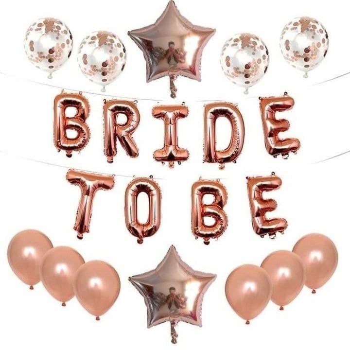 Набір із кульок Bride to be | Рожеве золото