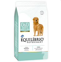 Equilibrio Veterinary Dog Лечебный корм для собак при ожирении и диабете 2 кг