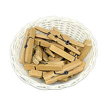 Прищіпки дерев'яні Woods для білизни набір 20 штук