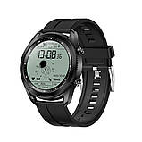 Розумний годинник Lemfo TK88 Silicone з поворотним безелем (Чорний), фото 5