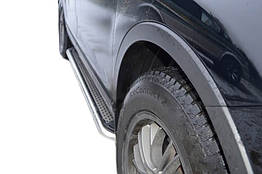 Бокові пороги Maydos V2 для Mazda CX-9 (2007-2016) Алюміній (2 шт.)