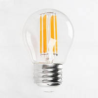 Лампа светодиодная 6W 4200К E27 Horoz Electric "FILAMENT MINI GLOBE-6"шарик 001-063-0006-030