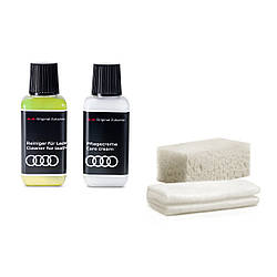 Комплект по догляду за шкіряною оббивкою салону автомобіля Audi Leather Care Set NM, артикул 4L1096372