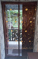 Москитная сетка на дверь высшего качества на магнитах 110х210 см