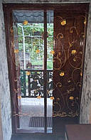 Москітна сітка на двері вищої якості на магнітах 110х210 см