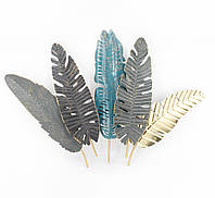 Настенный декор "Листья папоротника" из металла Гранд Презент 81246