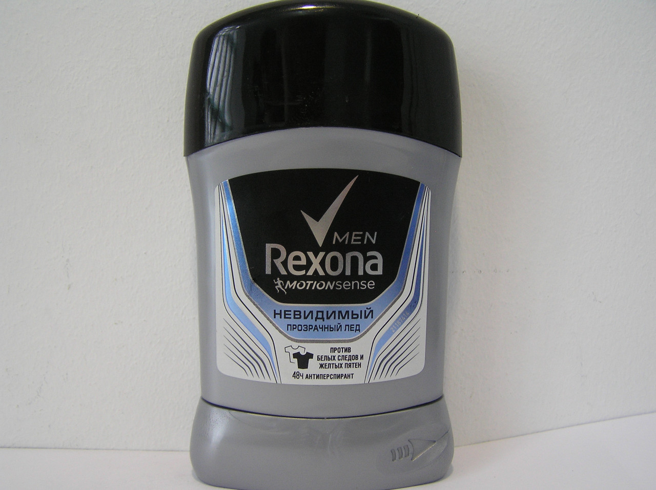 Твердий чоловічий дезодорант антиперспірант Rexona 50 мл. (Рексона Невидимий прозорий лід) 