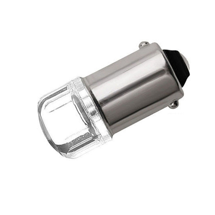 Світлодіодна автомобільна лампа T8,5 BA9S 2 SMD (2835) 12V 1,5W WHITE з прозорою лінзою