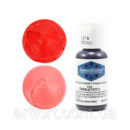 Барвник гелевий AmeriColor Terracotta/Теракотовий 21 г