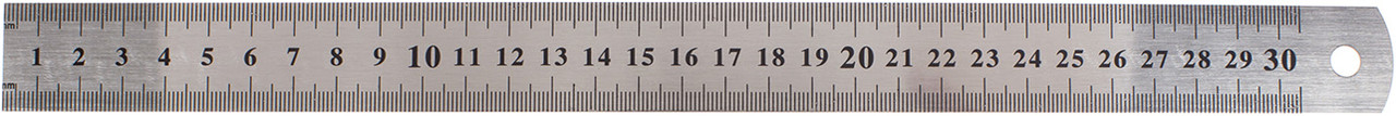 Лінійка метал. 30см (0,7S) №1019-30(12)