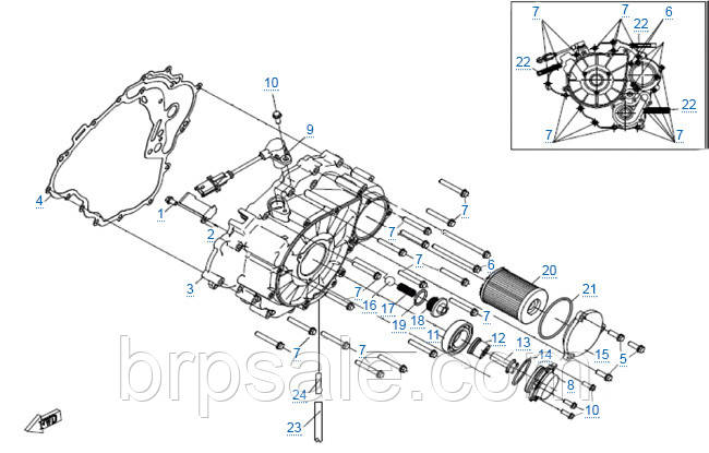 Пластина CFMoto PLATE