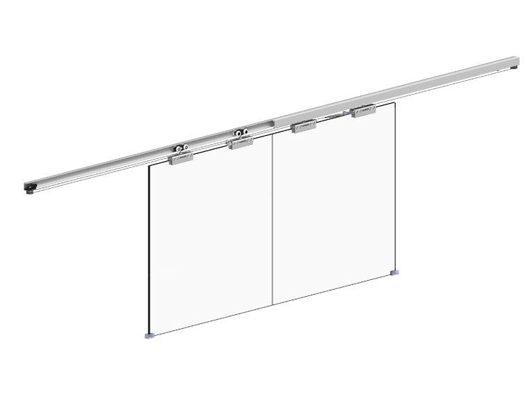 Комплект синхронного механізму VALCOMP Symetric для систем Herkules Glass (Польща)