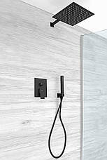 Душова система REA FENIX BLACK + BOX прихованого монтажу, фото 4