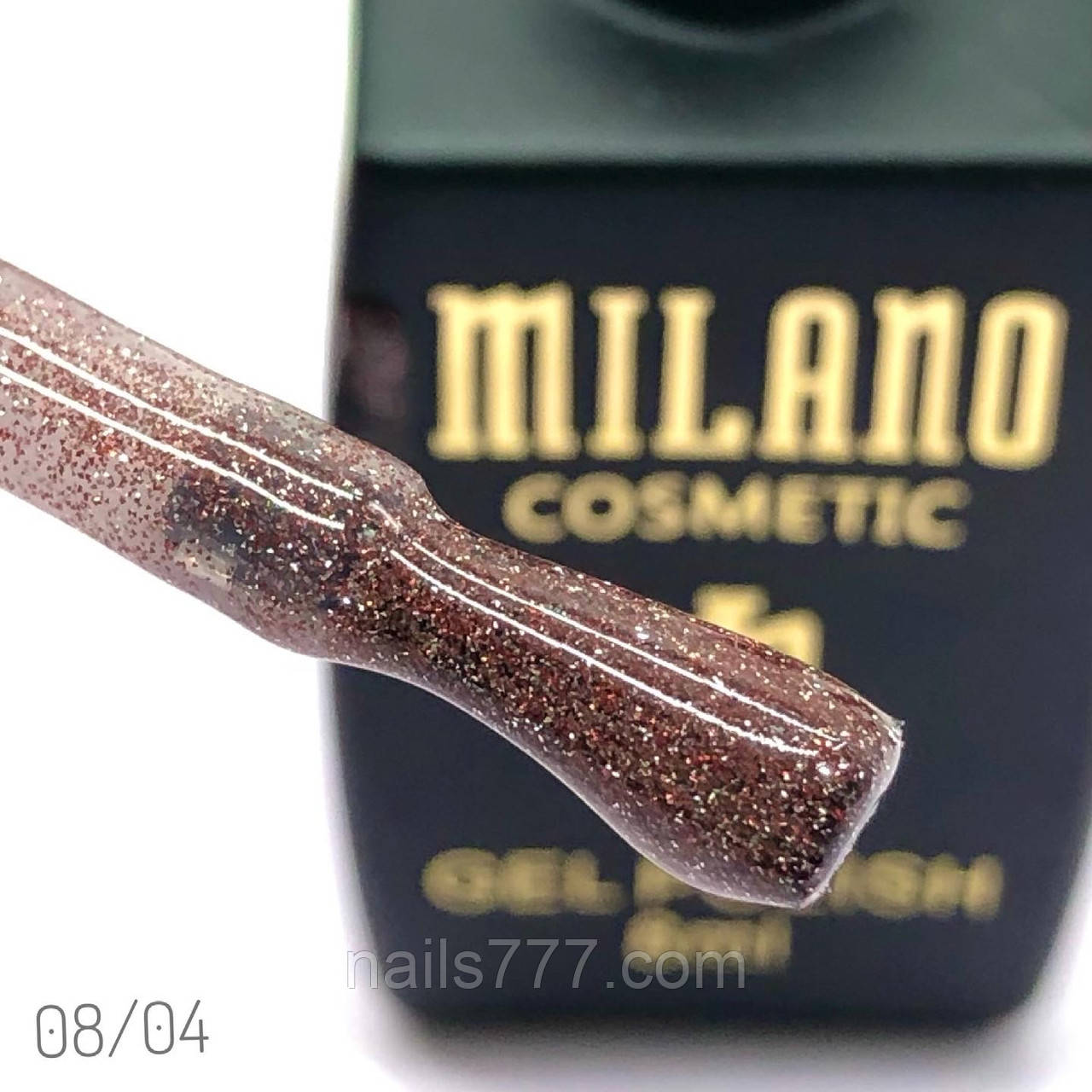 Гель-лак Milano 08/04 світловідбивний, 8 мл