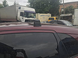 Перемичка в штатні місця для Mercedes B-class W245 (2005-2011) Erkul Алюміній + пластик (2 шт)