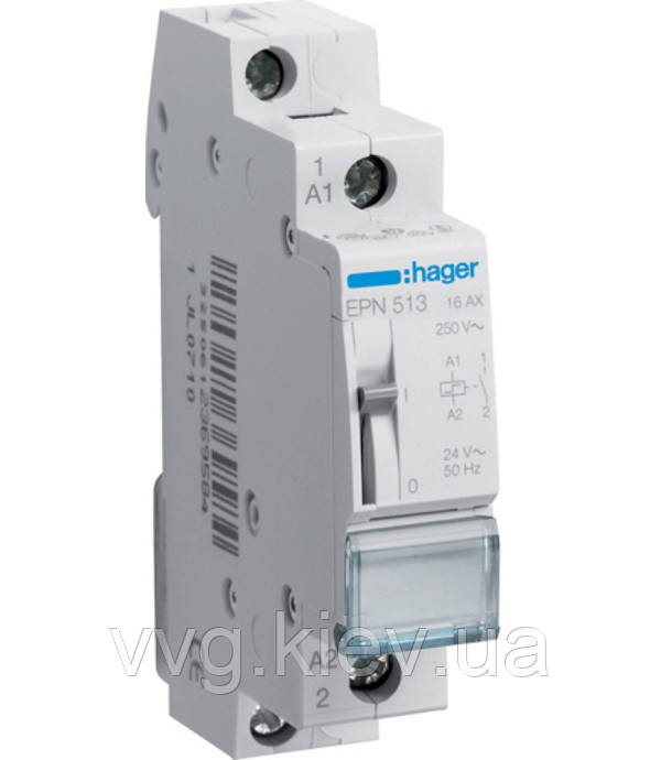 Імпульсне реле 24 В/16 А, 1НВ, Hager (EPN513)