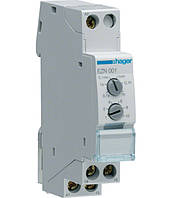 Реле часу з затримкою втягування, 1 перемикальний контакт, Hager (EZN001)