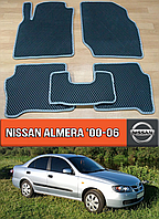 ЄВА килимки Ніссан Альмера 2000-2006. EVA килими на Nissan Almera