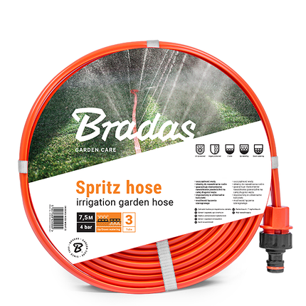 Шланг спринклерний 3-канальний 7,5 м "SPRITZ HOSE", WSH7,5, фото 1