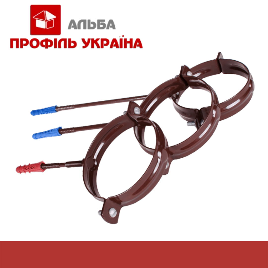 Держак труби ПВХ. L-100,160,220