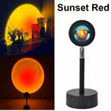 Лампу - світильник для будинку Q07 sunset lamp / Sunset Red, фото 2