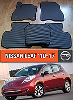 ЕВА коврики Ниссан Лиф 2010-2017. EVA резиновые ковры на Nissan Leaf