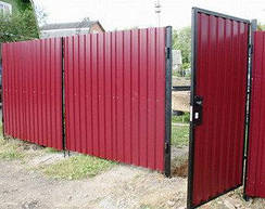 Ворота з профнастилу