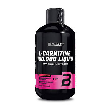 Жіросжігателя Л-карнітин BioTech L-Carnitine 100 000 (500 ml) apple / cherry
